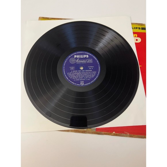 A Bailar Con Yves Montand LP Philips 77334 VG Argentina - Picture 6 of 9